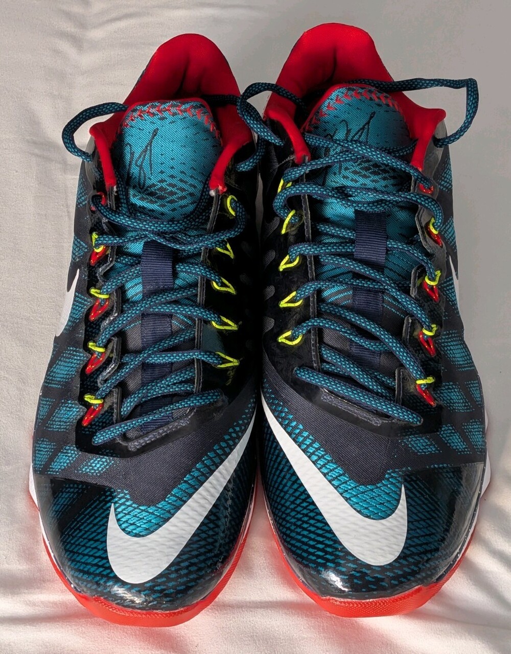 NEW NIKE CJ3 Flyweave trainer 'Midnight Navy' Calvin Johnson, Men's Size 13